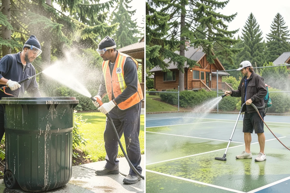 Spring Exterior Cleaning in Anacortes, Skagit County, WA - Walk the property and identify shaded, growth-prone zones