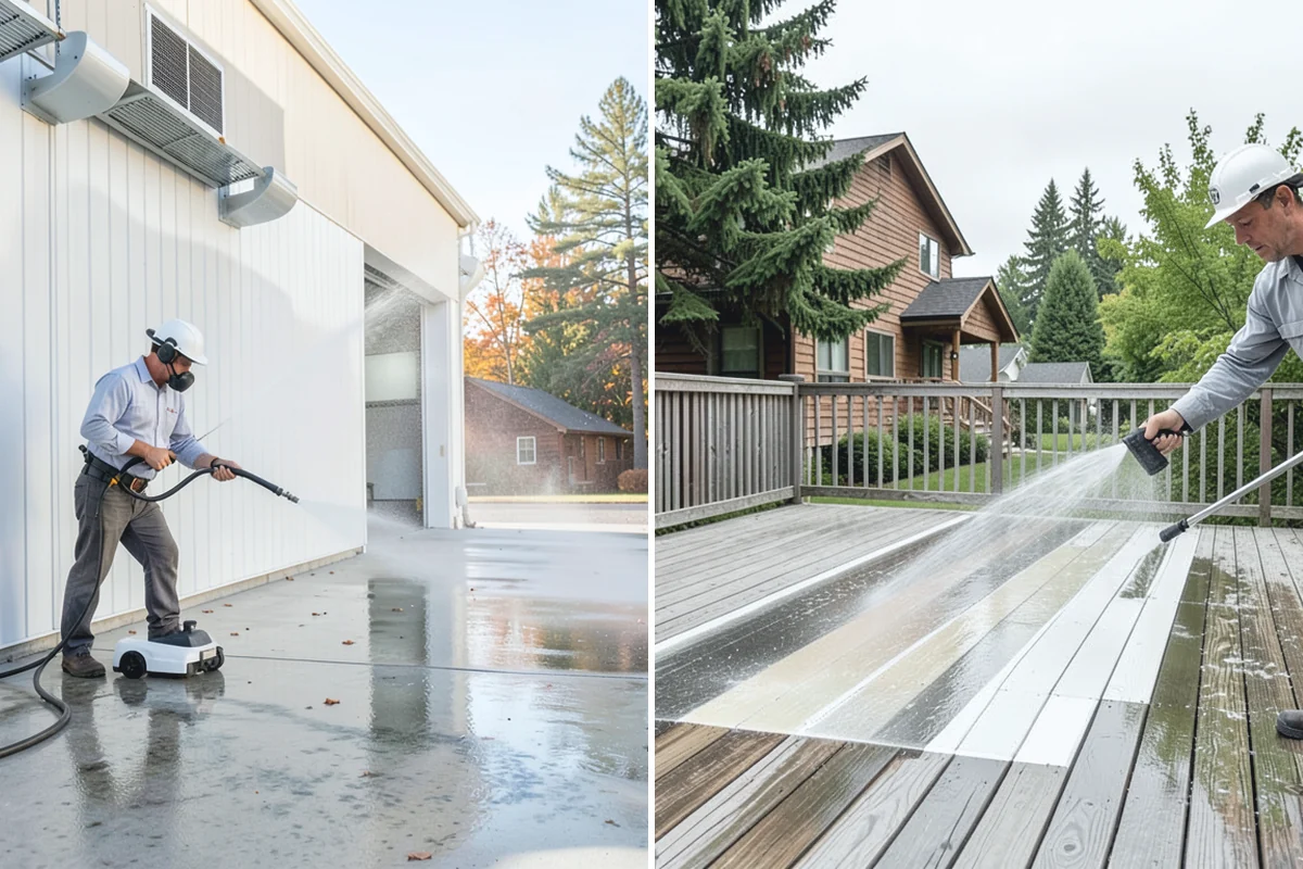 Spring Exterior Cleaning in Auburn, King County, WA - Walk the property and identify shaded, growth-prone zones