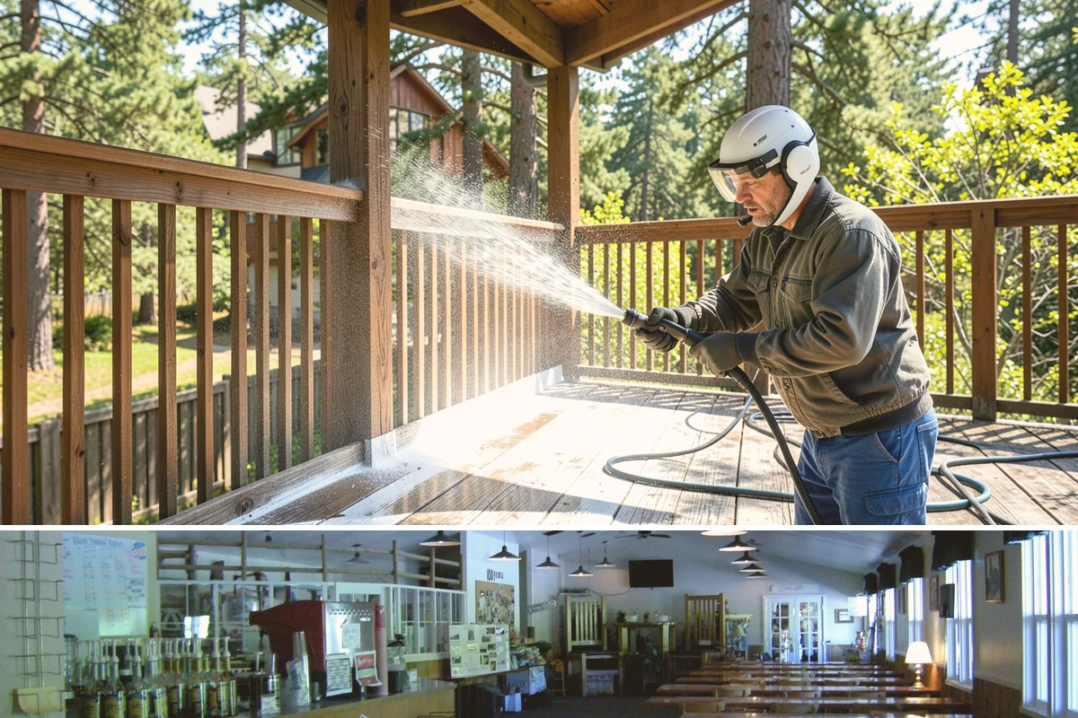 Spring Exterior Cleaning in Black Diamond, King County, WA - Late March through May is ideal, once the heavy rains ease but before summer sun locks winter growth into the surface.