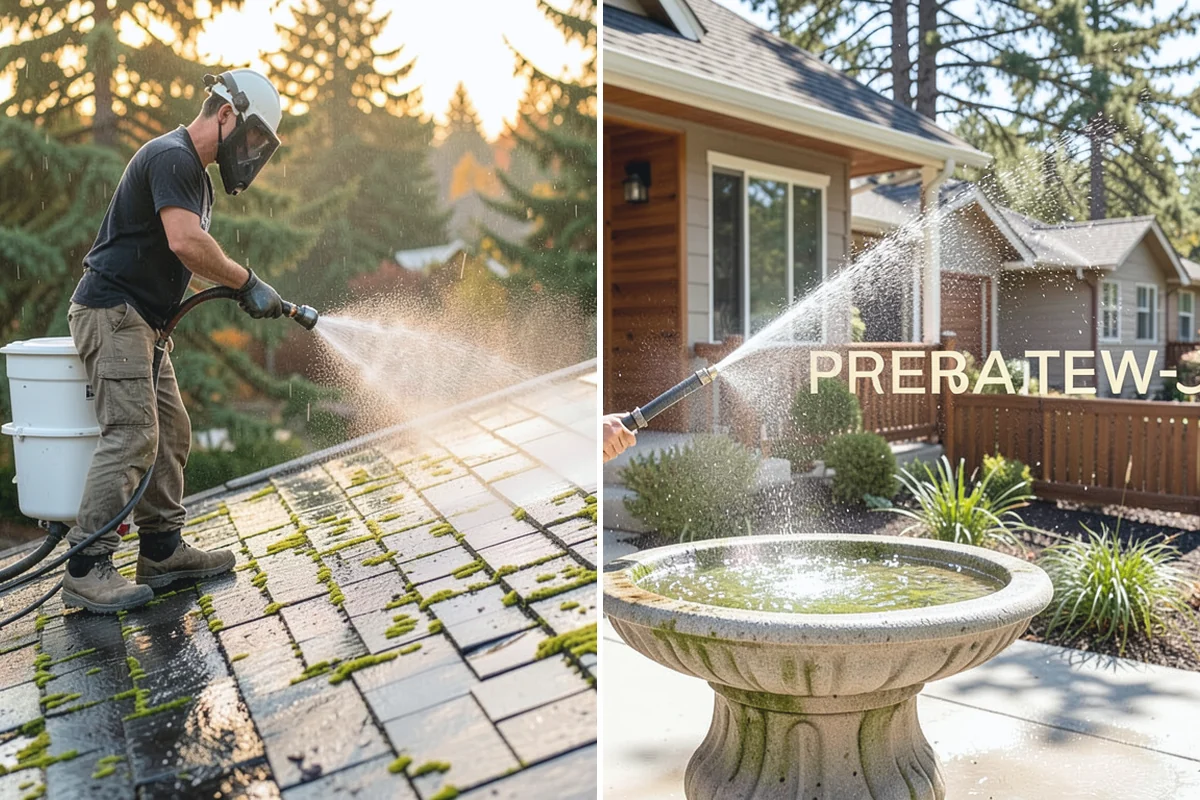 Spring Exterior Cleaning in Bonney Lake, Pierce County, WA - Walk the property and identify shaded, growth-prone zones