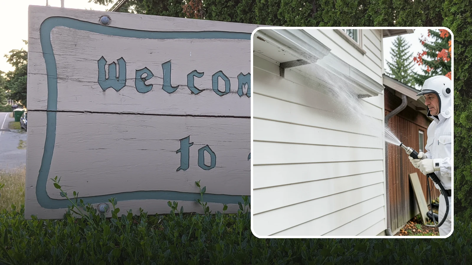 Spring Exterior Cleaning in Brier, Snohomish County, WA - A spring exterior cleaning clears away the green film and grime that build up on Washington homes through the long, wet...
