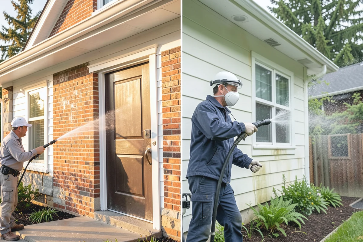 Spring Exterior Cleaning in Buckley, Pierce County, WA - Walk the property and identify shaded, growth-prone zones