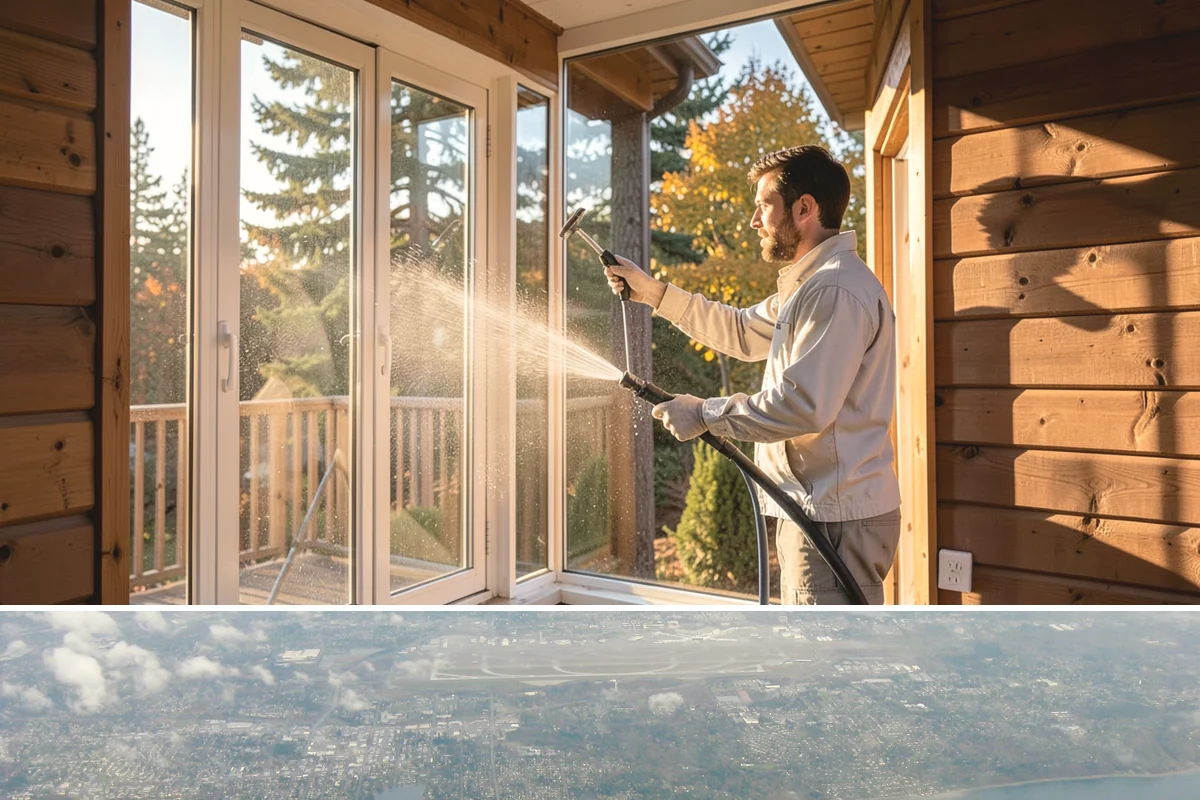 Spring Exterior Cleaning in Burien, King County, WA - Late March through May is ideal, once the heavy rains ease but before summer sun locks winter growth into the surface.