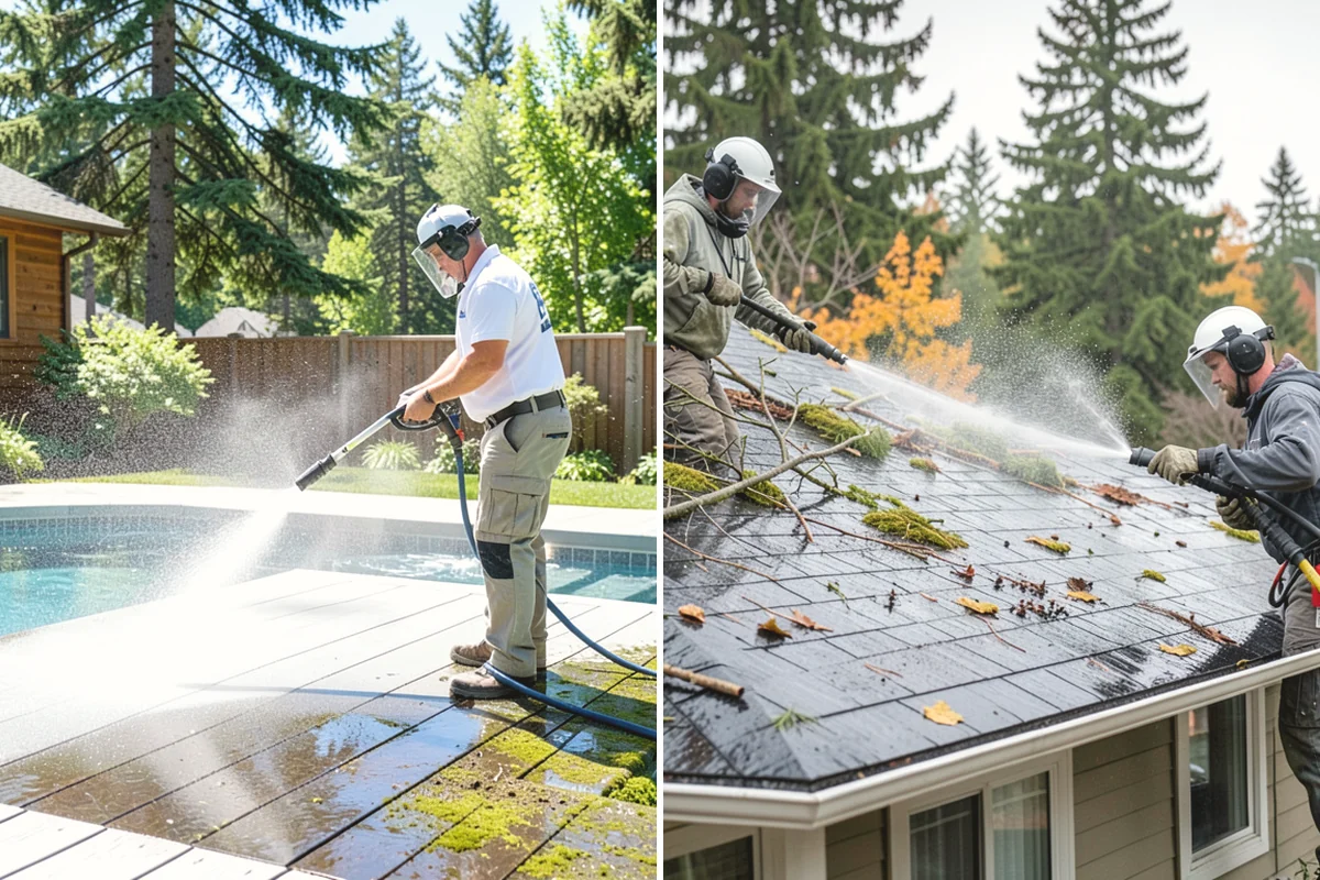 Spring Exterior Cleaning in Burlington, Skagit County, WA - Walk the property and identify shaded, growth-prone zones