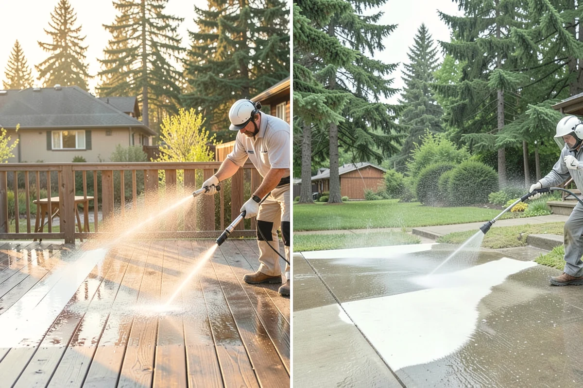 Spring Exterior Cleaning in Carbonado, Pierce County, WA - Walk the property and identify shaded, growth-prone zones