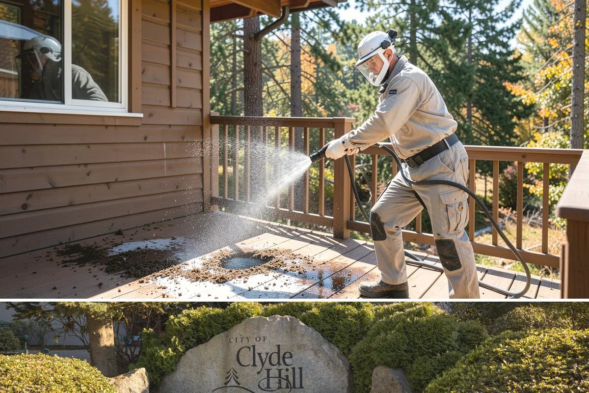 Spring Exterior Cleaning in Clyde Hill, King County, WA - Late March through May is ideal, once the heavy rains ease but before summer sun locks winter growth into the surface.