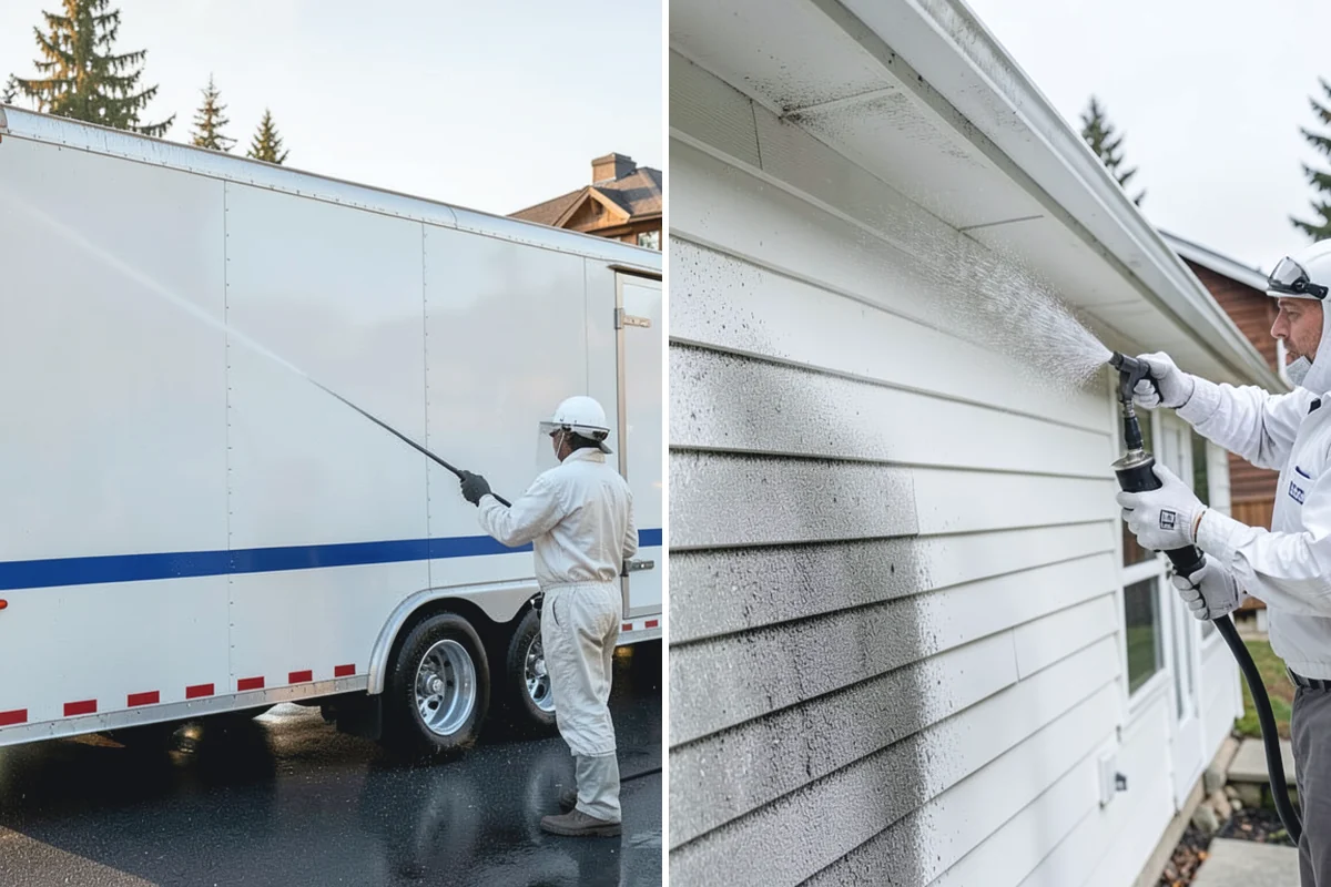 Spring Exterior Cleaning in Des Moines, King County, WA - Walk the property and identify shaded, growth-prone zones