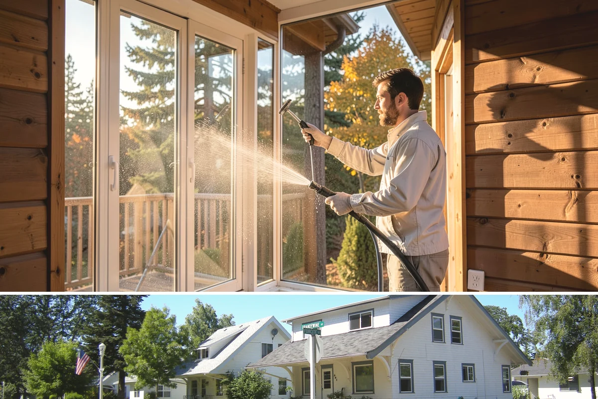 Spring Exterior Cleaning in DuPont, Pierce County, WA - Late March through May is ideal, once the heavy rains ease but before summer sun locks winter growth into the surface.