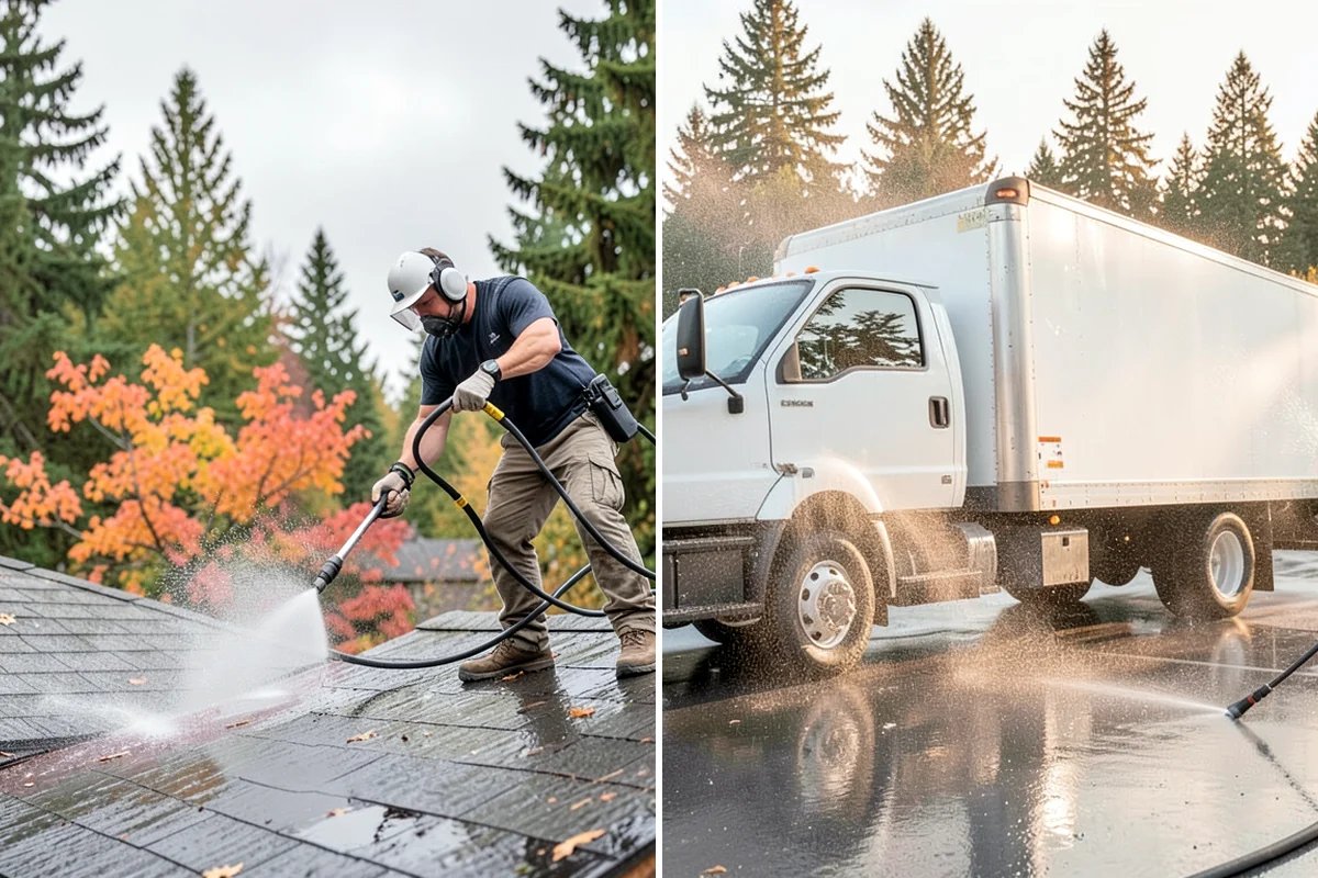 Spring Exterior Cleaning in Enumclaw, King County, WA - Walk the property and identify shaded, growth-prone zones