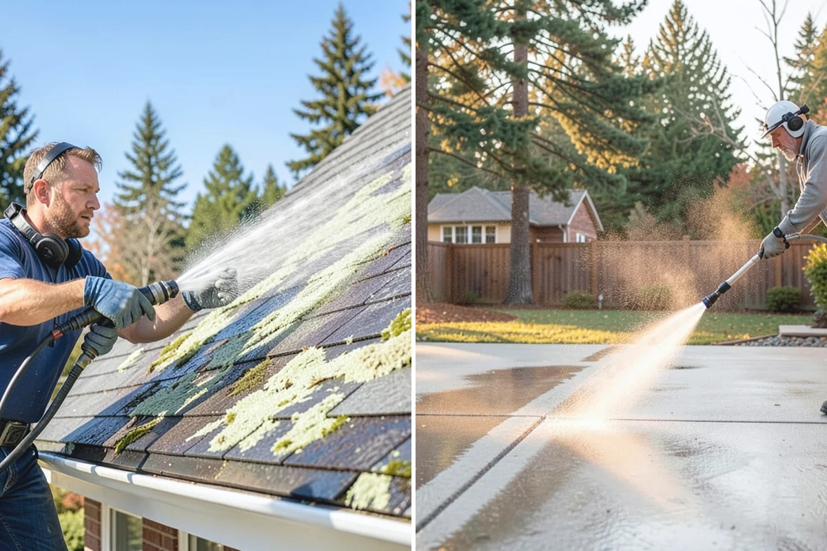Spring Exterior Cleaning in Gold Bar, Snohomish County, WA - Walk the property and identify shaded, growth-prone zones
