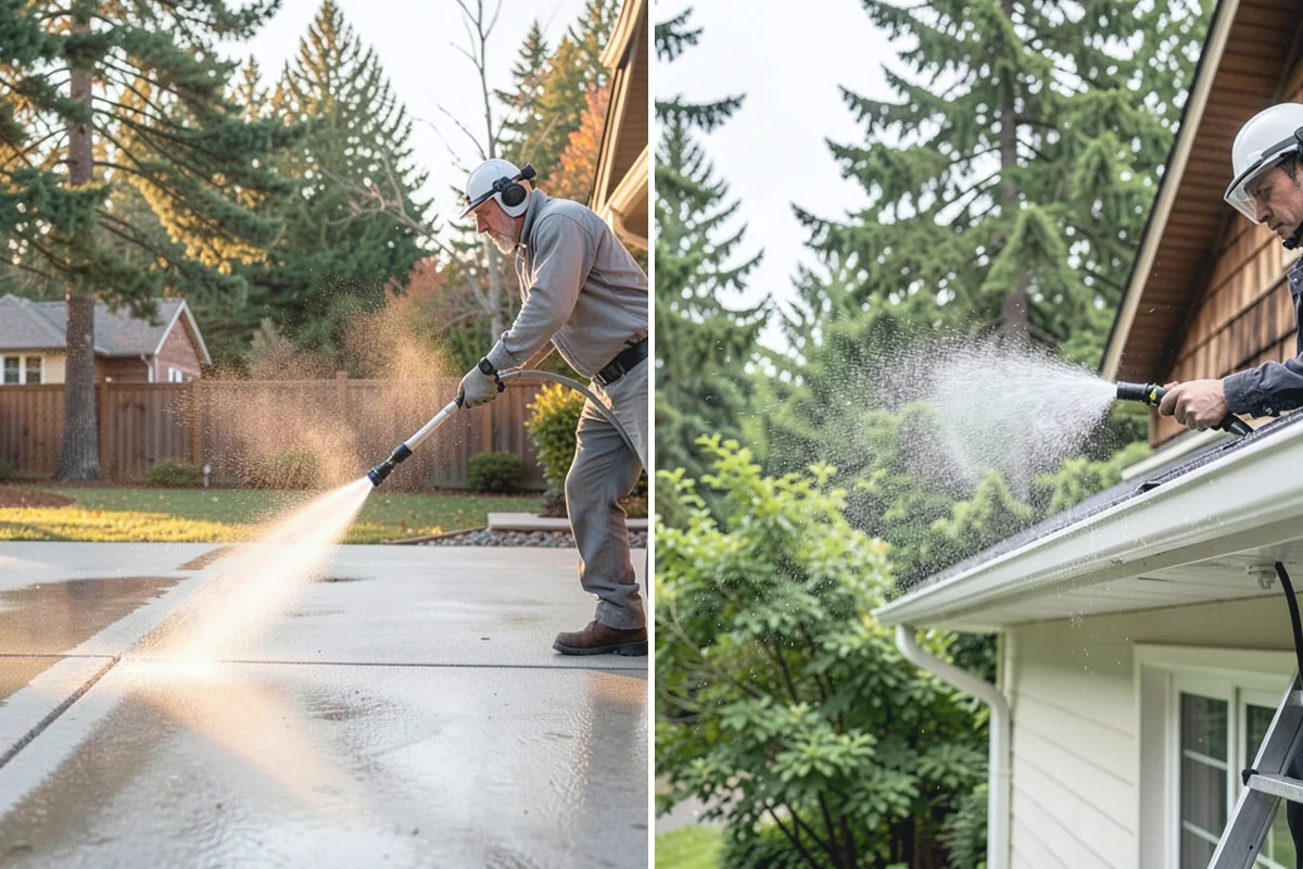 Spring Exterior Cleaning in Hamilton, Skagit County, WA - Walk the property and identify shaded, growth-prone zones