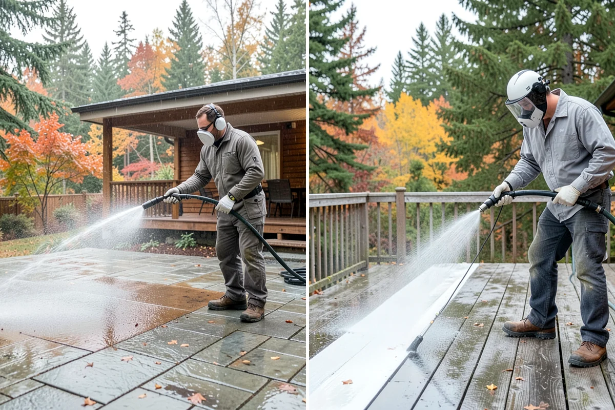 Spring Exterior Cleaning in Hunts Point, King County, WA - Walk the property and identify shaded, growth-prone zones