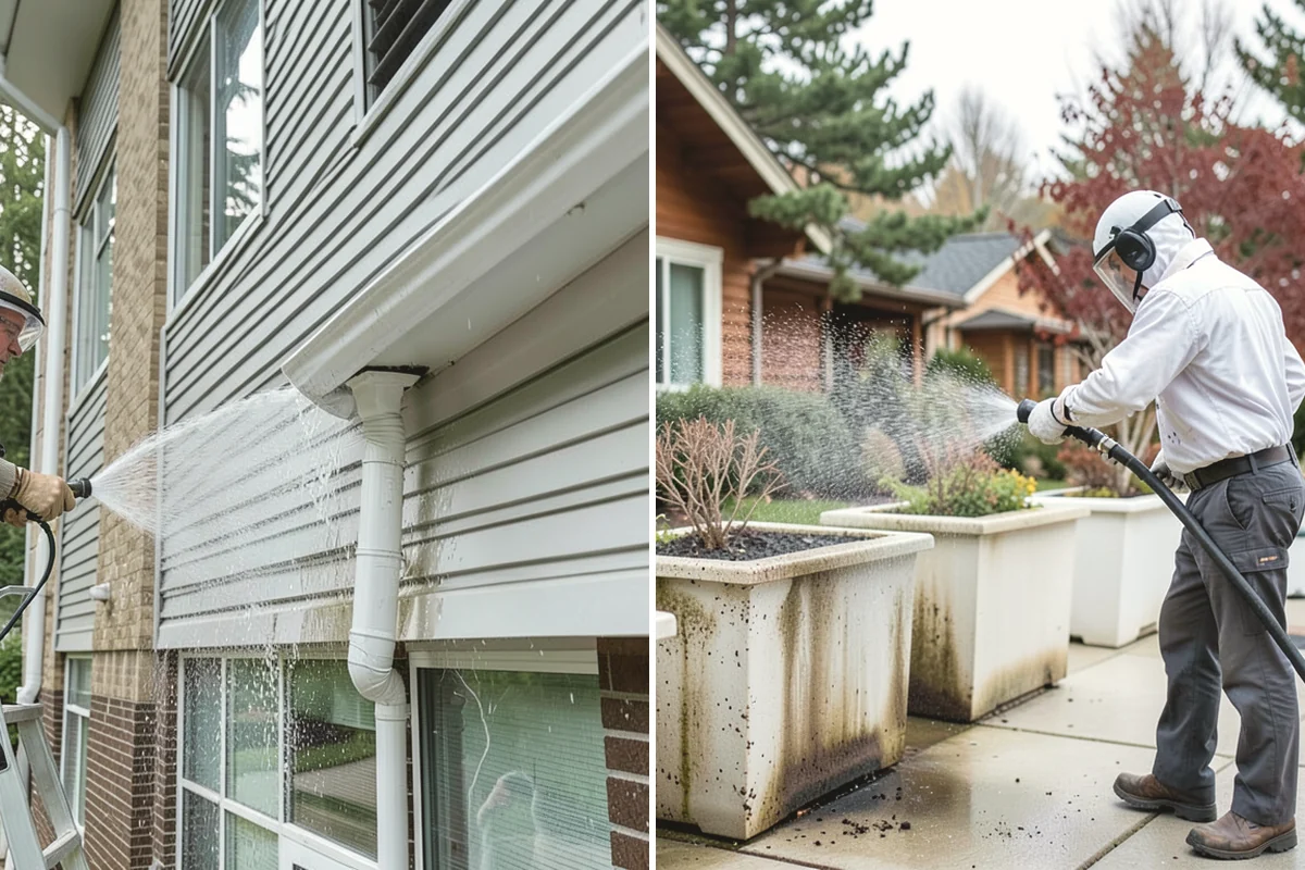 Spring Exterior Cleaning in Issaquah, King County, WA - Walk the property and identify shaded, growth-prone zones