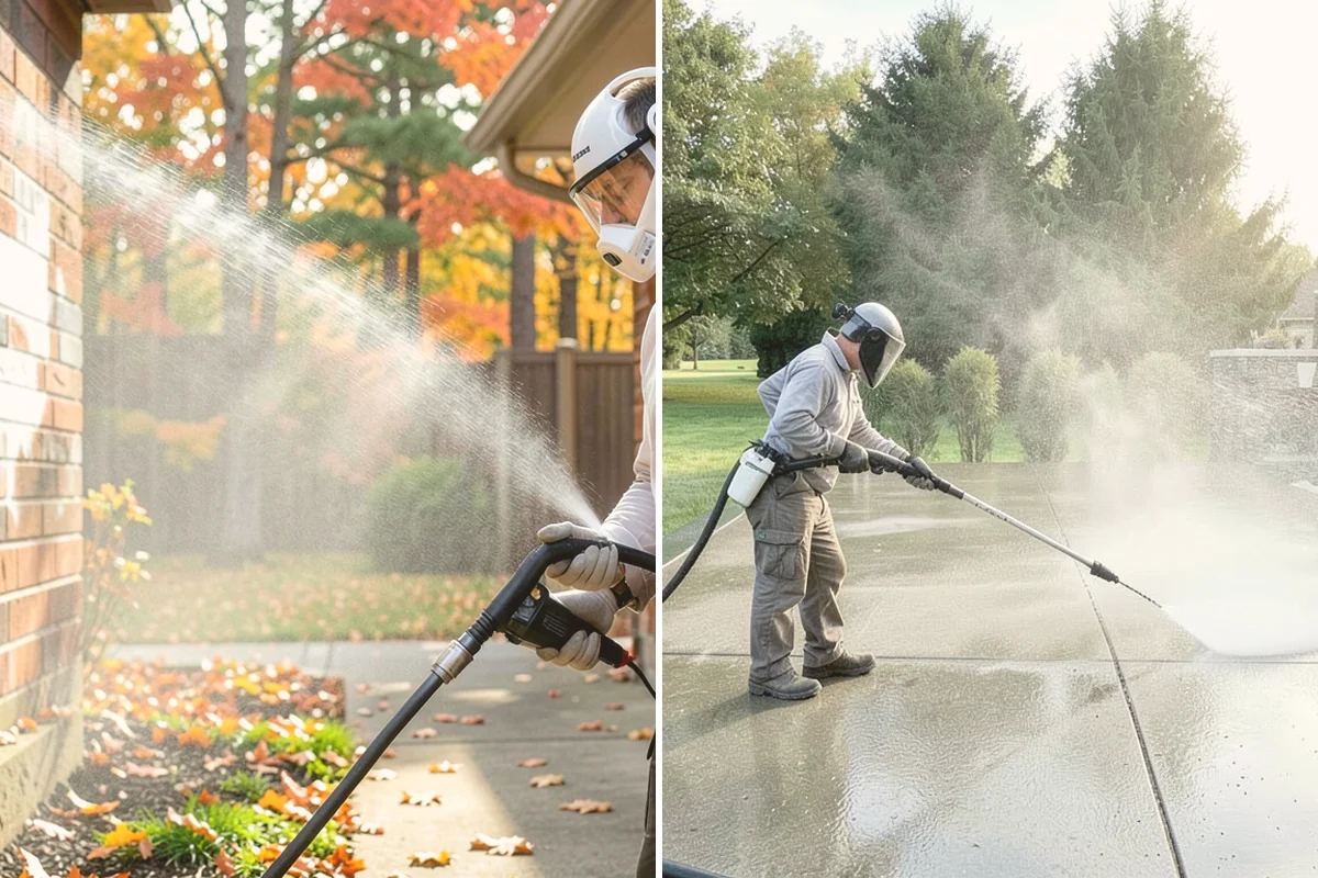 Spring Exterior Cleaning in Langley, Island County, WA - Walk the property and identify shaded, growth-prone zones