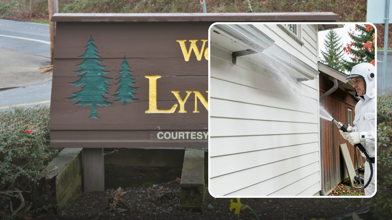 Spring Exterior Cleaning in Lynnwood, Snohomish County, WA - A spring exterior cleaning clears away the green film and grime that build up on Washington homes through the long, wet...