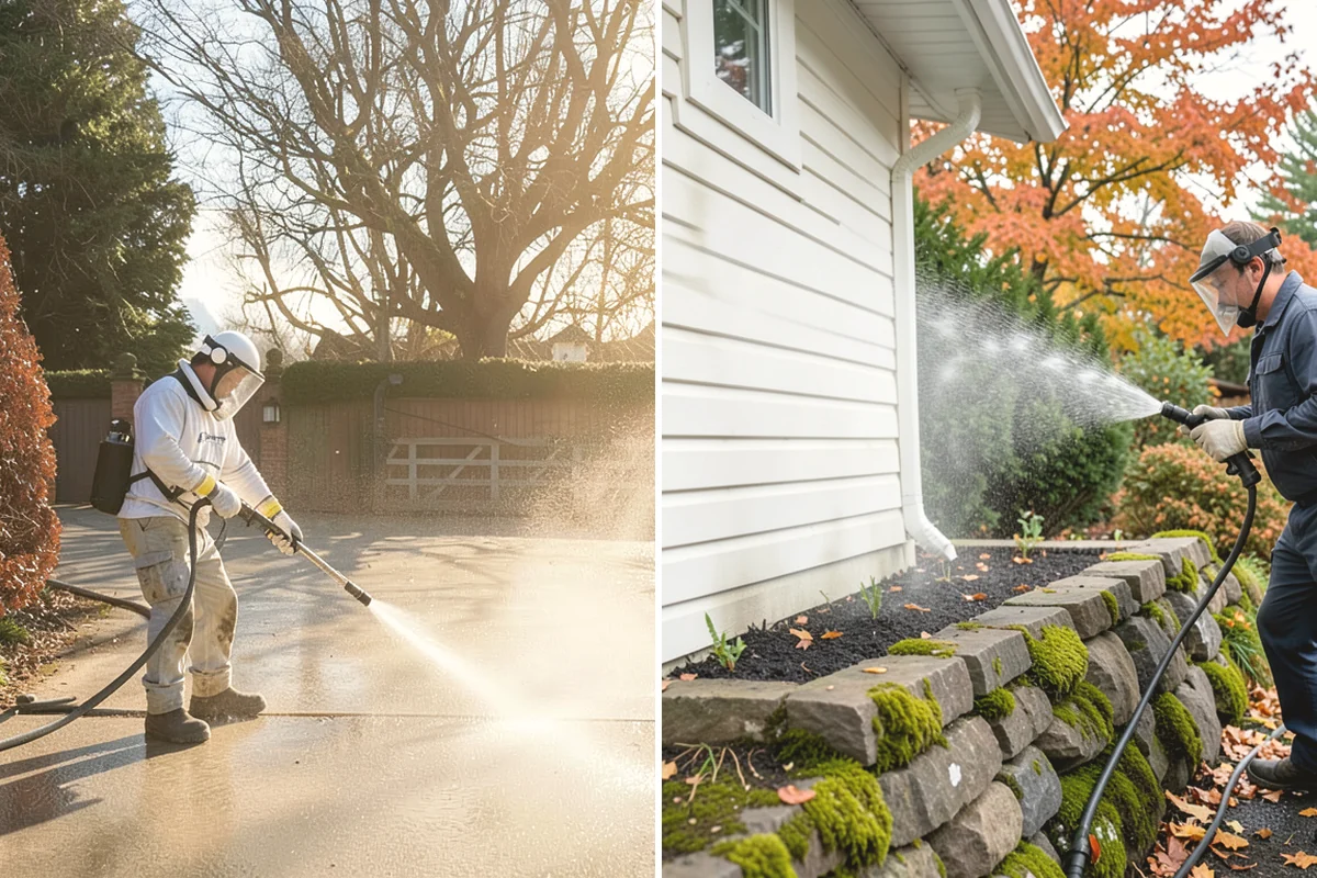 Spring Exterior Cleaning in Mercer Island, King County, WA - Walk the property and identify shaded, growth-prone zones