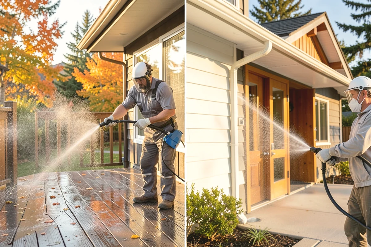 Spring Exterior Cleaning in Monroe, Snohomish County, WA - Walk the property and identify shaded, growth-prone zones