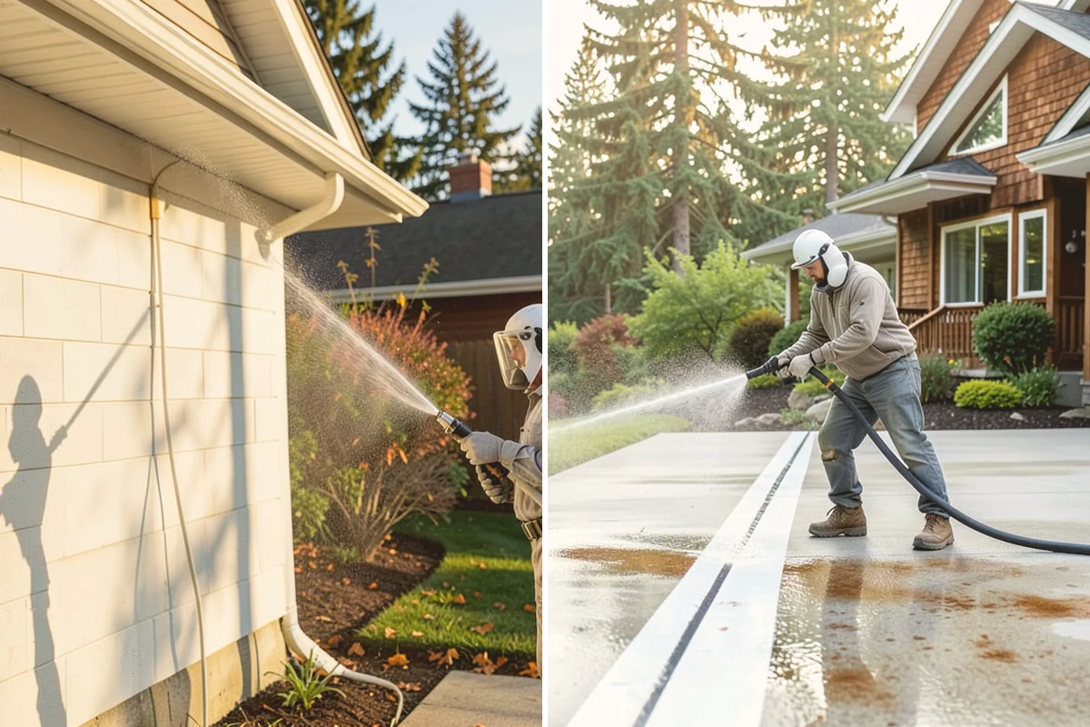 Spring Exterior Cleaning in Newcastle, King County, WA - Walk the property and identify shaded, growth-prone zones