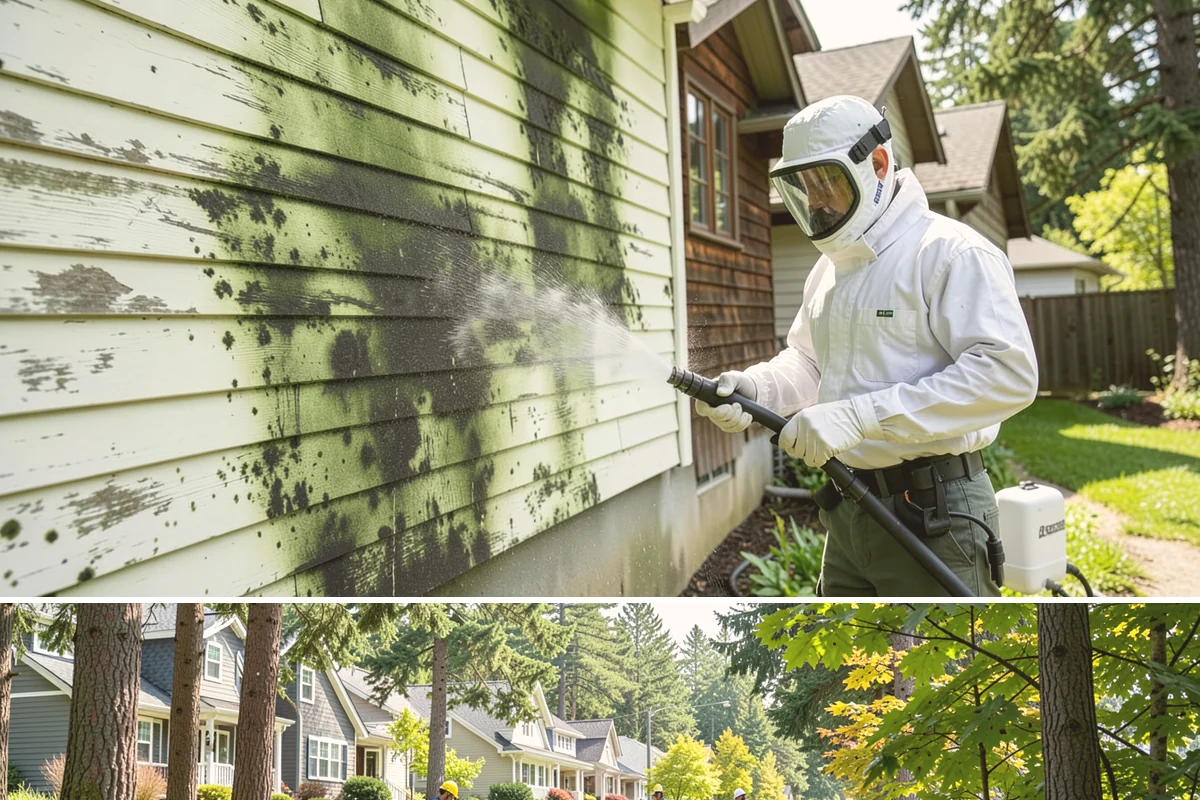 Spring Exterior Cleaning in Normandy Park, King County, WA - Late March through May is ideal, once the heavy rains ease but before summer sun locks winter growth into the surface.