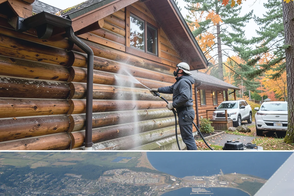 Spring Exterior Cleaning in Oak Harbor, Island County, WA - Late March through May is ideal, once the heavy rains ease but before summer sun locks winter growth into the surface.