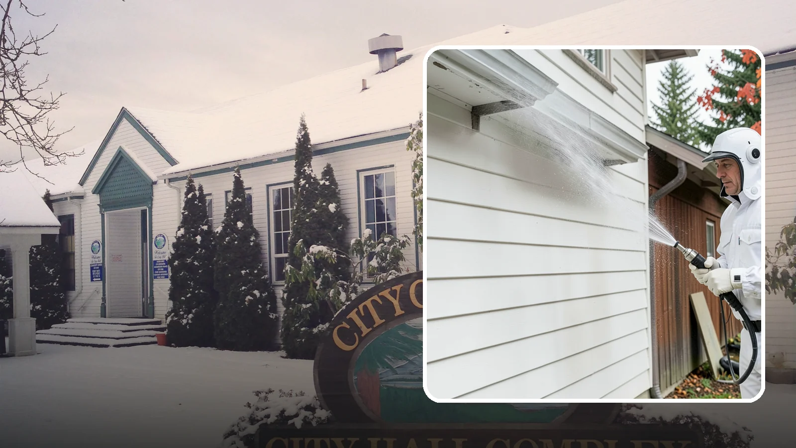 Spring Exterior Cleaning in Pacific, King County, WA - A spring exterior cleaning clears away the green film and grime that build up on Washington homes through the long, wet...