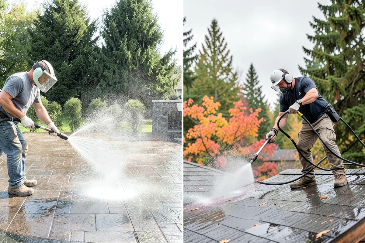 Spring Exterior Cleaning in Pacific, King County, WA - Walk the property and identify shaded, growth-prone zones