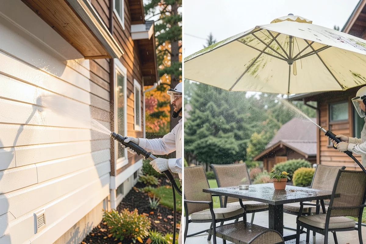 Spring Exterior Cleaning in Renton, King County, WA - Walk the property and identify shaded, growth-prone zones