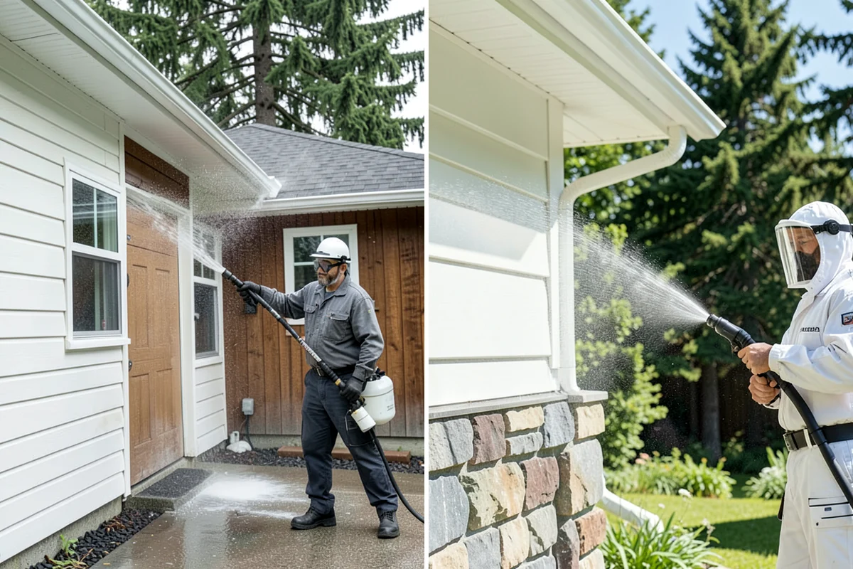 Spring Exterior Cleaning in SeaTac, King County, WA - Walk the property and identify shaded, growth-prone zones