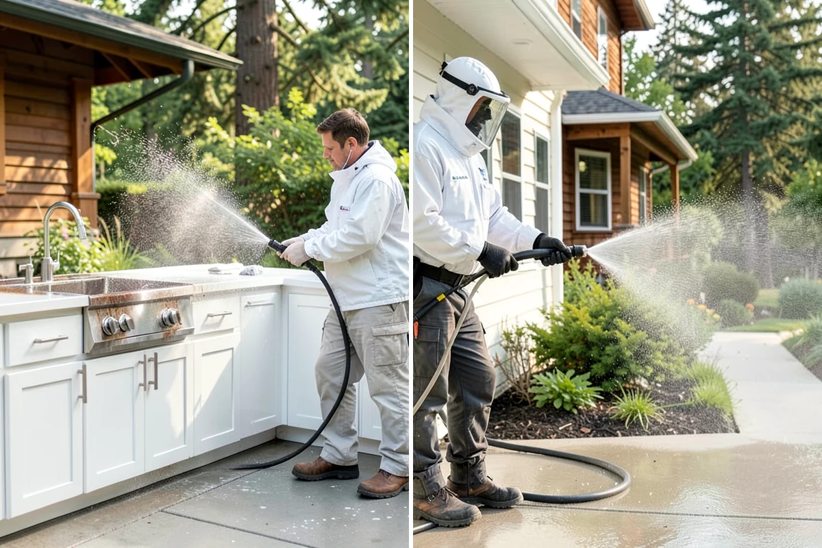 Spring Exterior Cleaning in Sedro-Woolley, Skagit County, WA - Walk the property and identify shaded, growth-prone zones