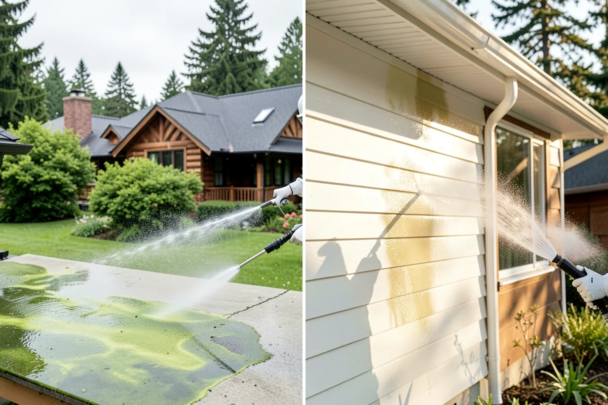 Spring Exterior Cleaning in Shoreline, King County, WA - Walk the property and identify shaded, growth-prone zones