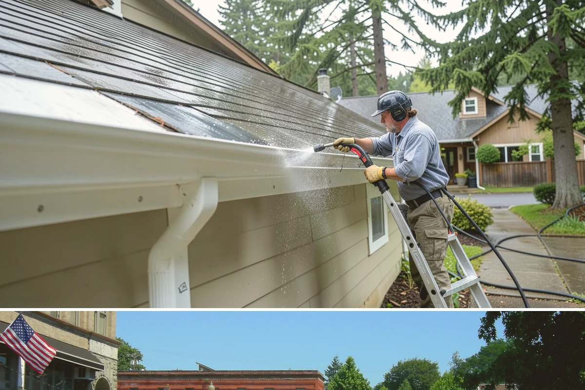 Spring Exterior Cleaning in Snohomish, Snohomish County, WA - Late March through May is ideal, once the heavy rains ease but before summer sun locks winter growth into the surface.