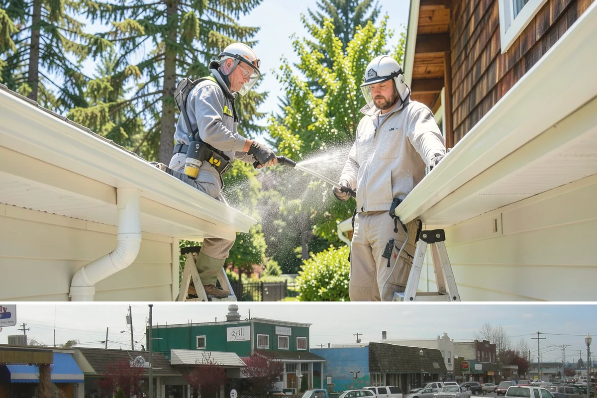Spring Exterior Cleaning in Stanwood, Snohomish County, WA - Late March through May is ideal, once the heavy rains ease but before summer sun locks winter growth into the surface.