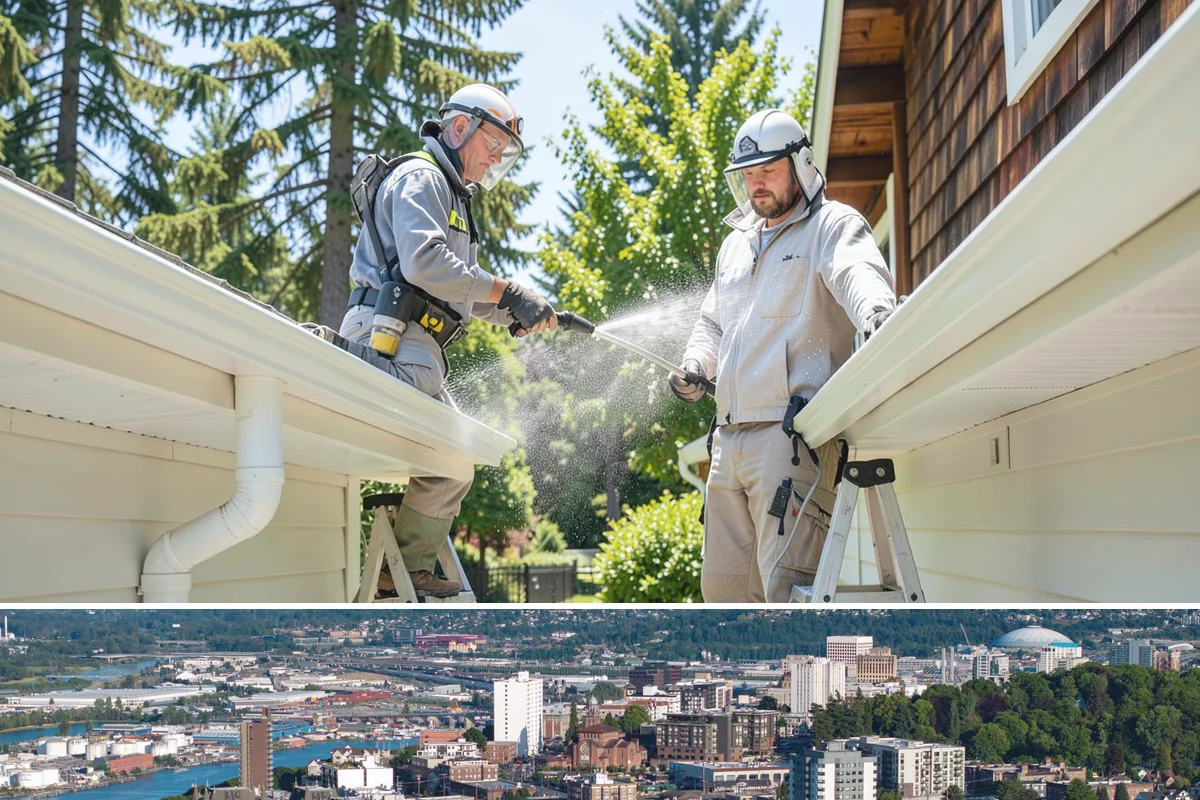 Spring Exterior Cleaning in Tacoma, Pierce County, WA - Late March through May is ideal, once the heavy rains ease but before summer sun locks winter growth into the surface.