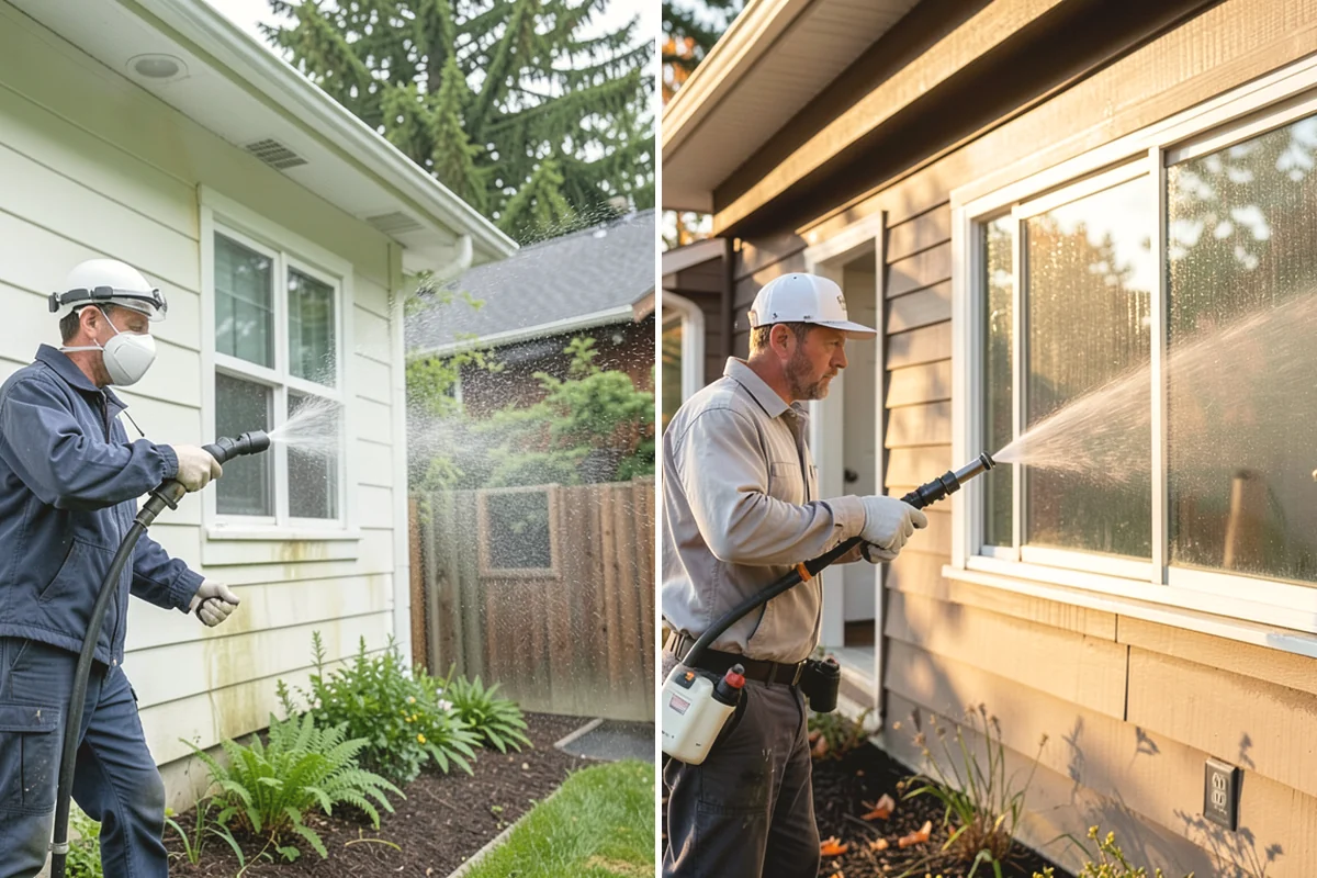 Spring Exterior Cleaning in University Place, Pierce County, WA - Walk the property and identify shaded, growth-prone zones