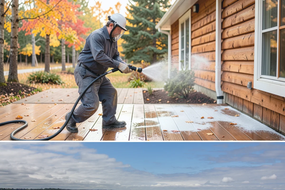 Spring Exterior Cleaning in University Place, Pierce County, WA - Late March through May is ideal, once the heavy rains ease but before summer sun locks winter growth into the surface.