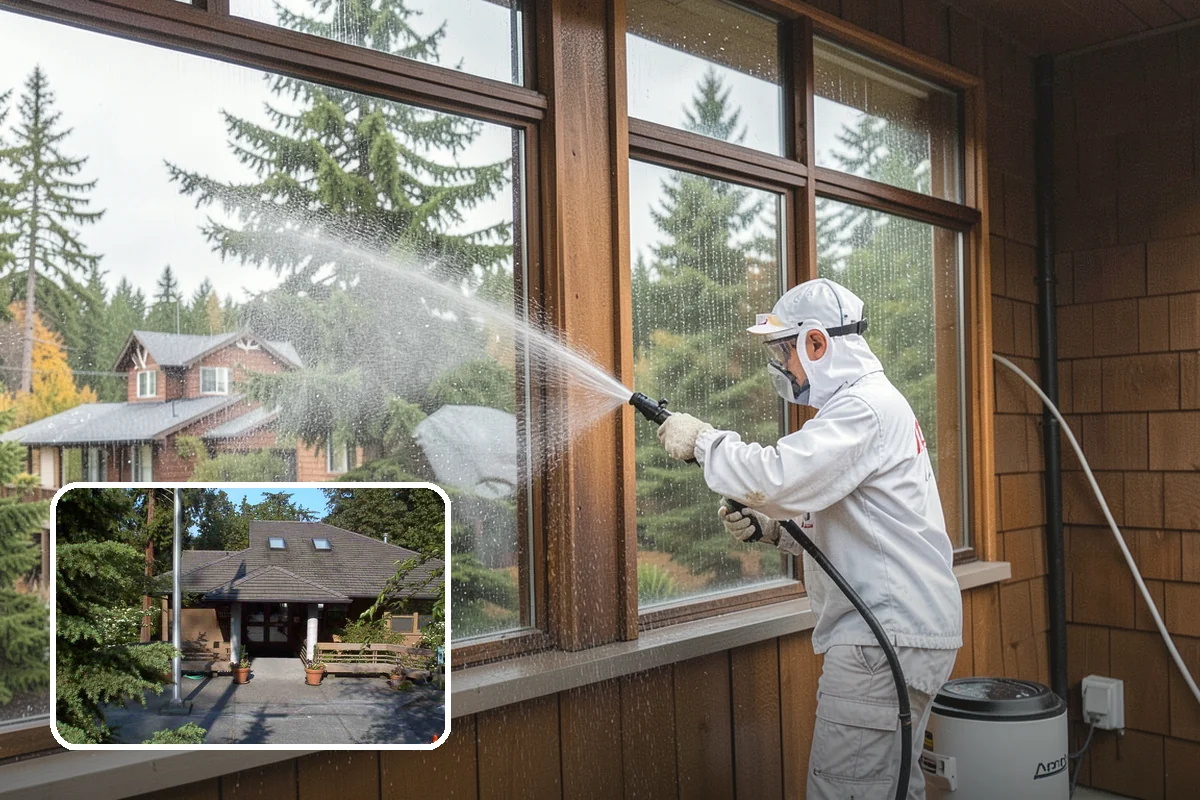 Spring Exterior Cleaning in Yarrow Point, King County, WA - Removes the algae and pollen that accumulate over a soggy Washington winter