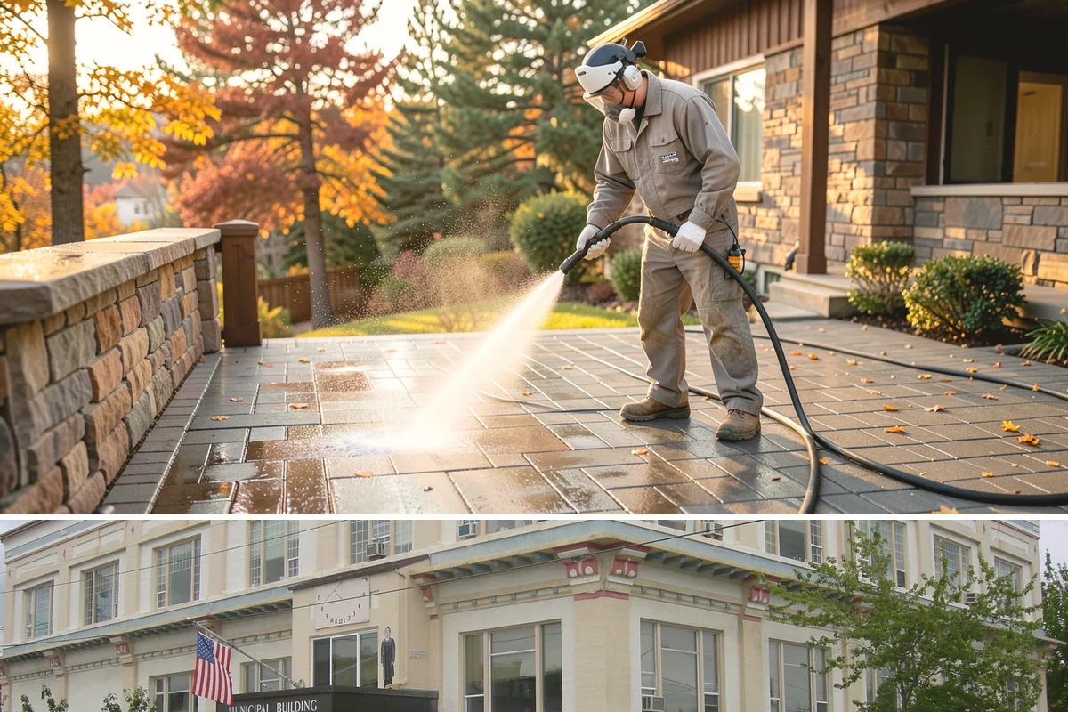 Stain Stripping in Anacortes, Skagit County, WA - Ideal in the drier months so the stripped surface can dry fully before new stain or sealer is applied.