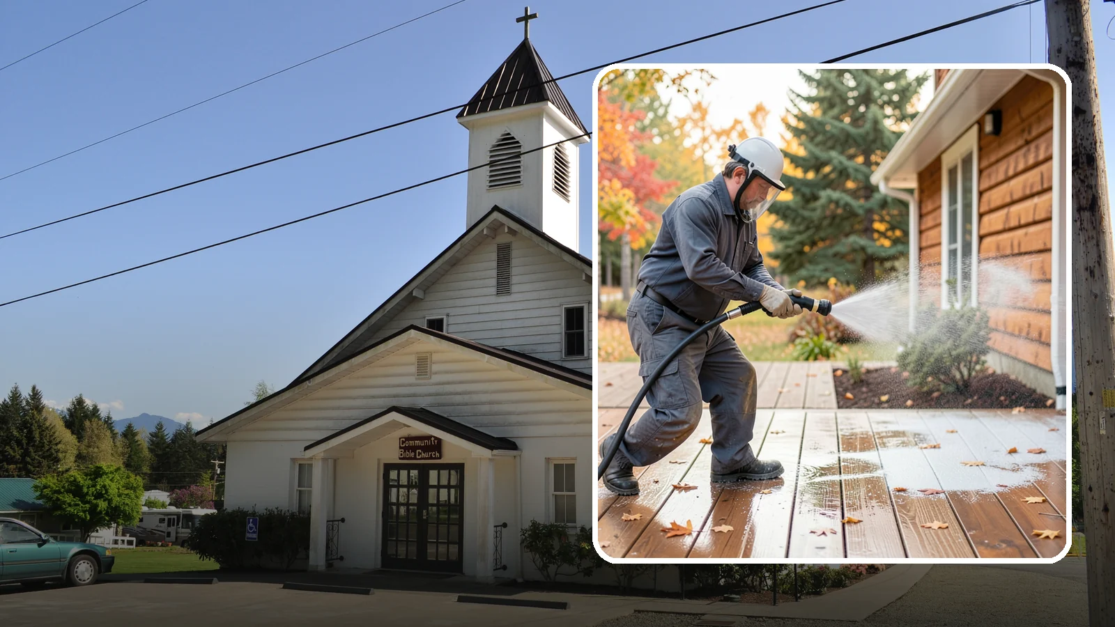 Stain Stripping in Concrete, Skagit County, WA - Stain stripping removes failing coatings, old sealers, and deep discoloration from wood and hardscape surfaces before refinishing.