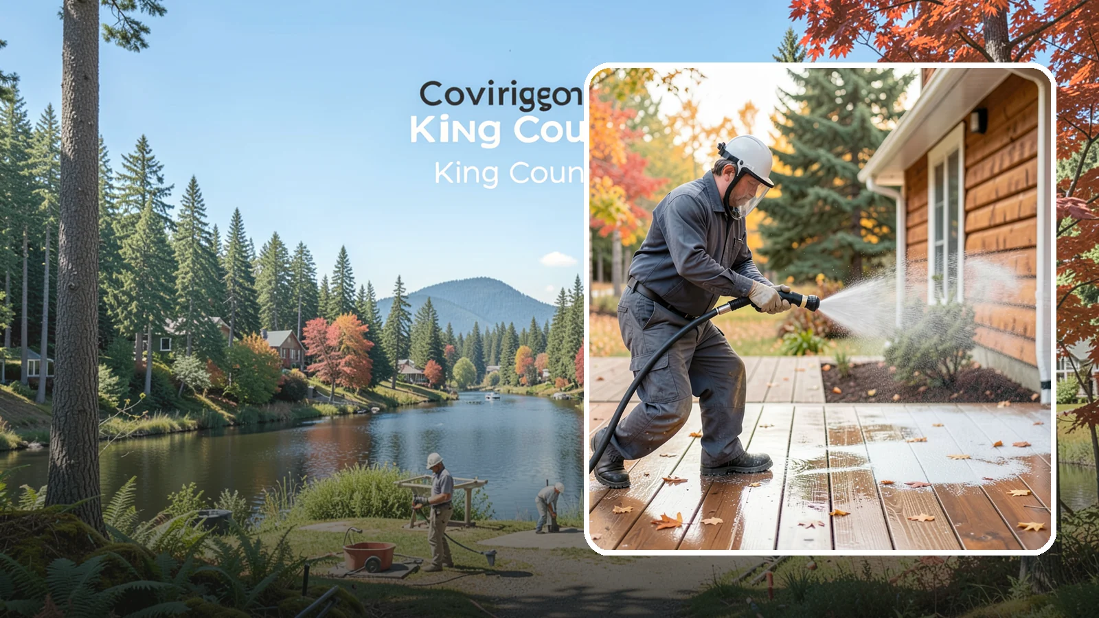 Stain Stripping in Covington, King County, WA - Stain stripping removes failing coatings, old sealers, and deep discoloration from wood and hardscape surfaces before refinishing.