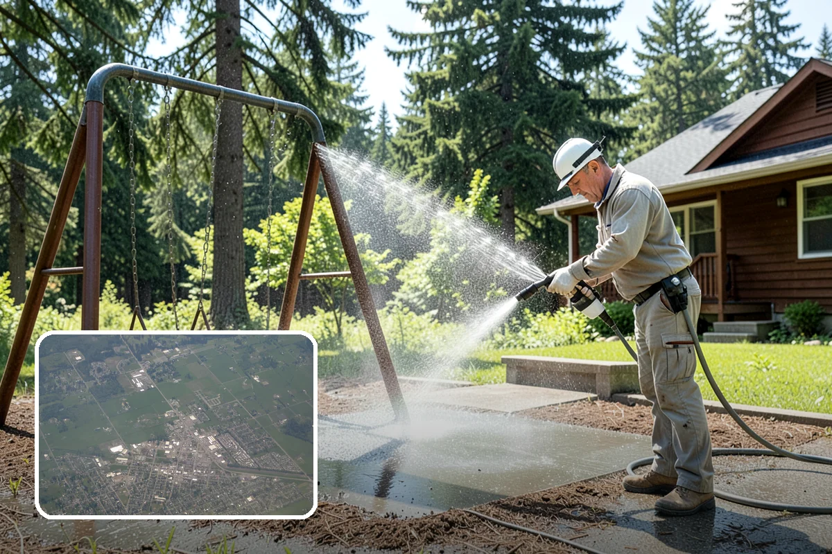Stain Stripping in Enumclaw, King County, WA - Removes failing coatings and old sealers cleanly