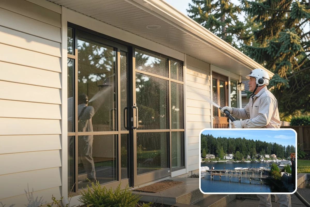 Stain Stripping in Gig Harbor, Pierce County, WA - Removes failing coatings and old sealers cleanly