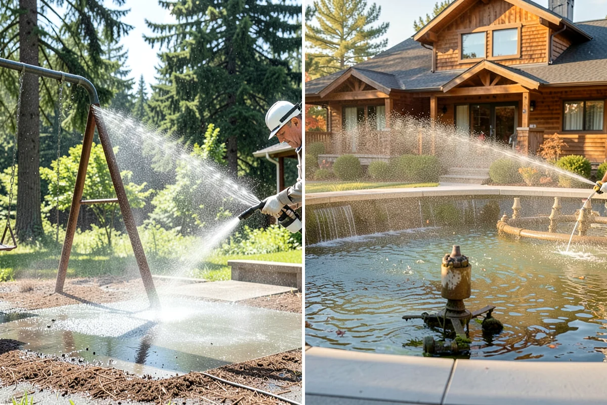 Stain Stripping in Gig Harbor, Pierce County, WA - Test the coating and confirm the right stripping approach