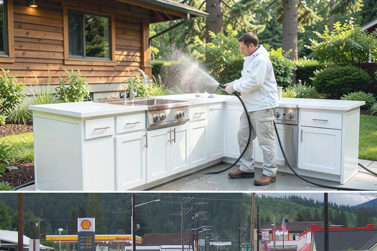 Stain Stripping in Granite Falls, Snohomish County, WA - Ideal in the drier months so the stripped surface can dry fully before new stain or sealer is applied.