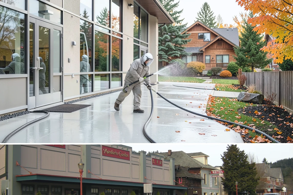 Stain Stripping in Issaquah, King County, WA - Ideal in the drier months so the stripped surface can dry fully before new stain or sealer is applied.