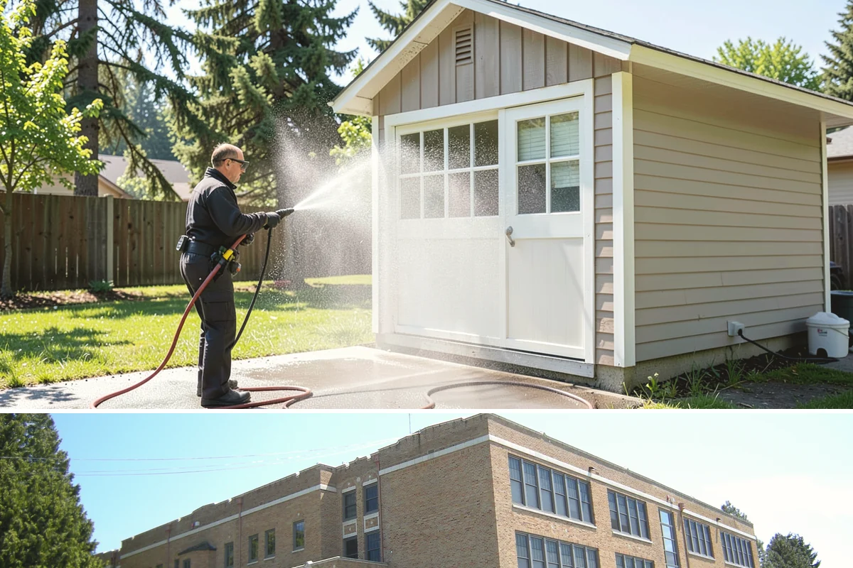 Stain Stripping in Maple Valley, King County, WA - Ideal in the drier months so the stripped surface can dry fully before new stain or sealer is applied.