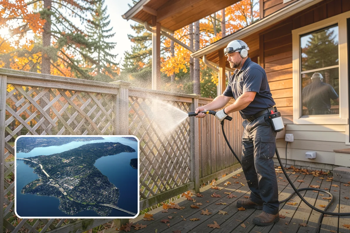 Stain Stripping in Mercer Island, King County, WA - Removes failing coatings and old sealers cleanly