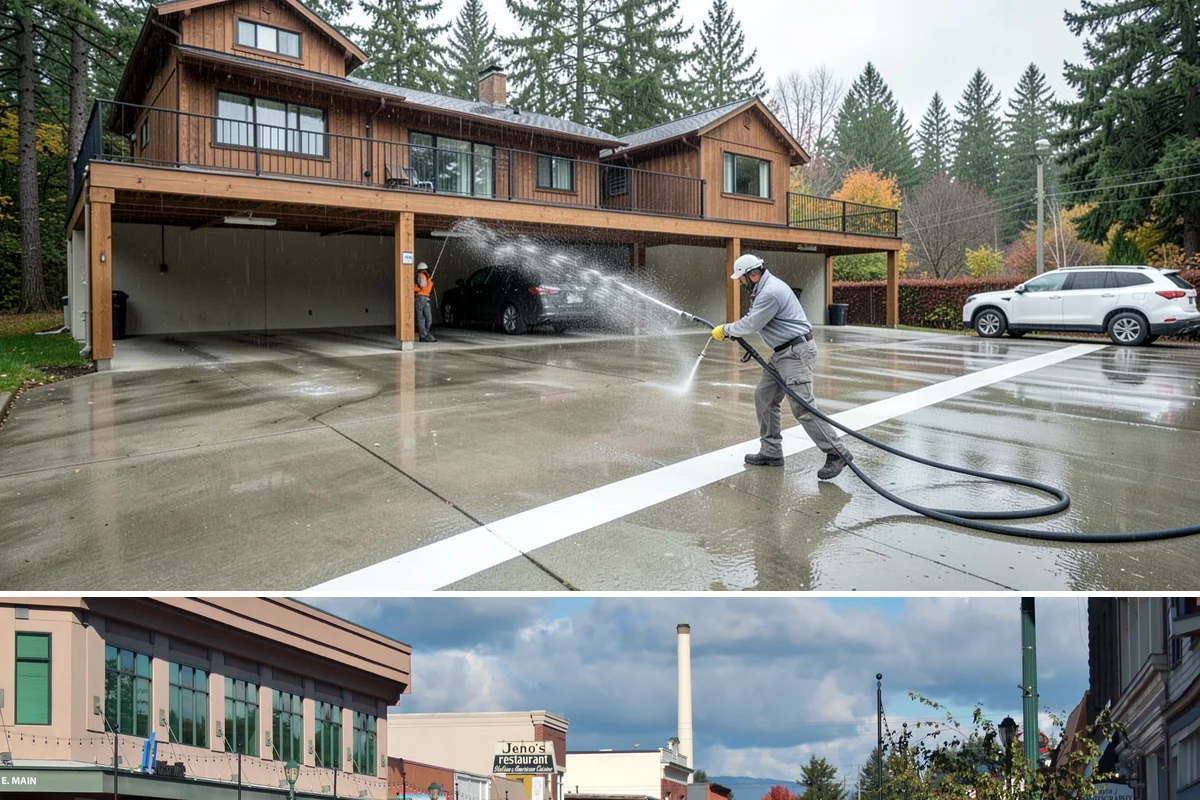 Stain Stripping in Monroe, Snohomish County, WA - Ideal in the drier months so the stripped surface can dry fully before new stain or sealer is applied.