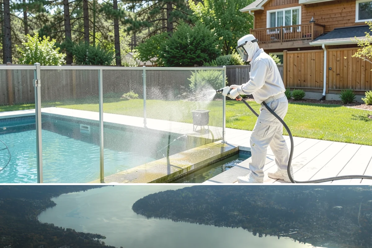 Stain Stripping in Sammamish, King County, WA - Ideal in the drier months so the stripped surface can dry fully before new stain or sealer is applied.