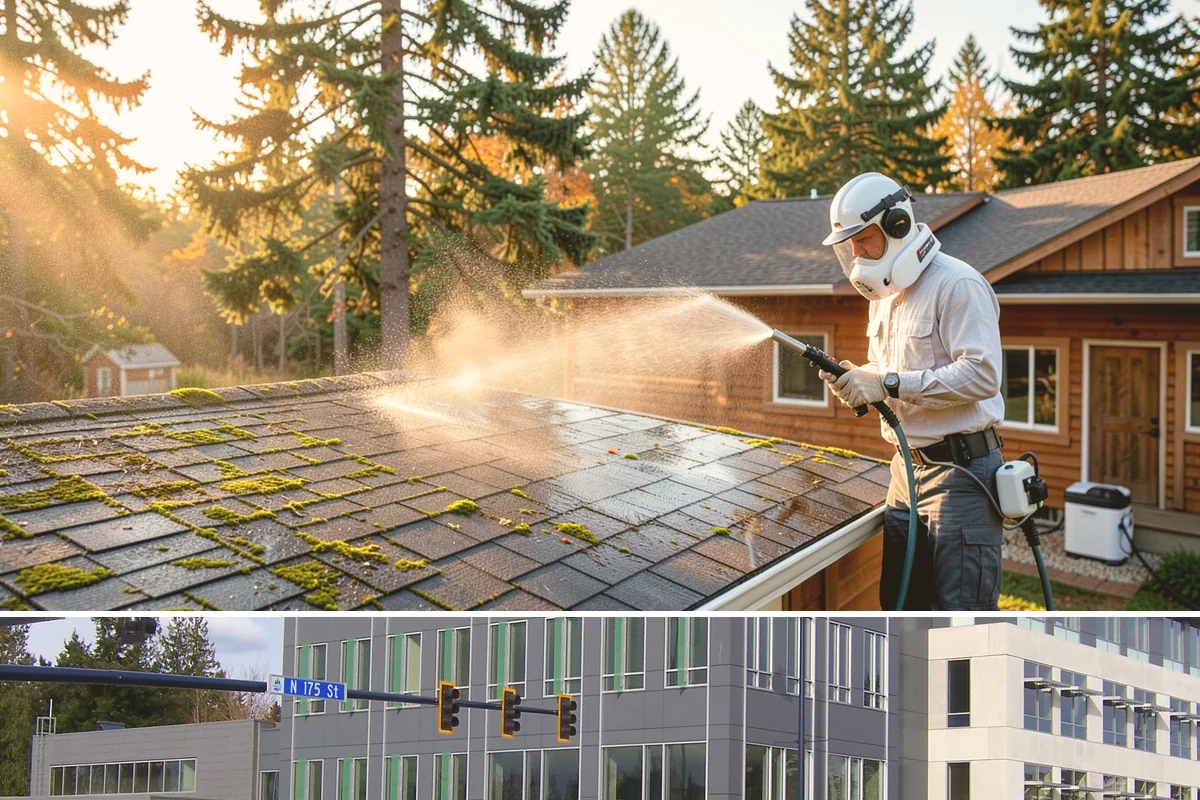 Stain Stripping in Shoreline, King County, WA - Ideal in the drier months so the stripped surface can dry fully before new stain or sealer is applied.