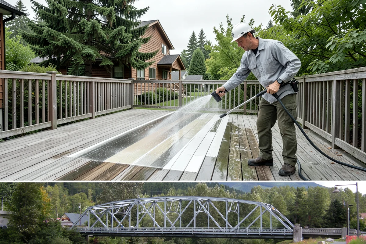 Stain Stripping in Skykomish, King County, WA - Ideal in the drier months so the stripped surface can dry fully before new stain or sealer is applied.